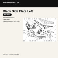 Side Plate Left For RFN Warrior SX-E8
