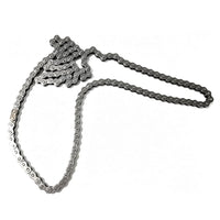HappyRun e-bike replacement drive chain laid out in a loop