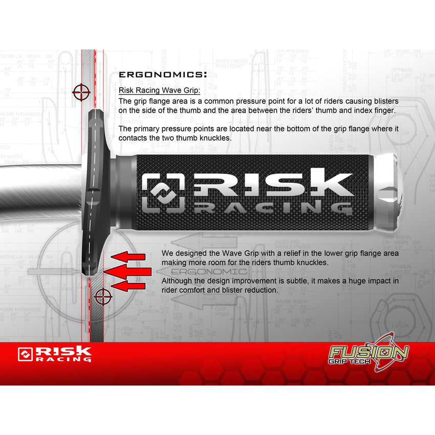 FUSION 2.0 Motocross Grips with Fusion Bonding System