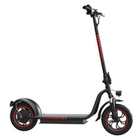 Freego F12 electric scooter, side profile with 12-inch tires