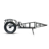 Eunorau Fat Tire Cargo Trailer: one-wheel trailer side profile