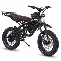 GhostCat F4X Hunter's Edition Full Bundle, blackout frame, black seat, rack, American Flag Skull Buck battery wrap