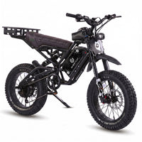 GhostCat F4X Hunter's Edition Full Bundle, blackout frame, black seat, rack, Spider Web battery wrap