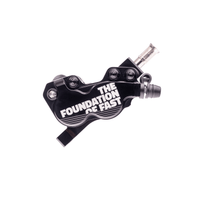 Formula EB7 4-piston brake caliper outer side with 'The Foundation of Fast' graphic