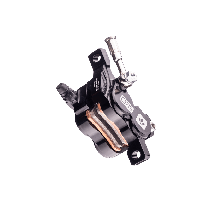 Formula EB9 brake calipers close-up – 4-piston design for maximum stopping power