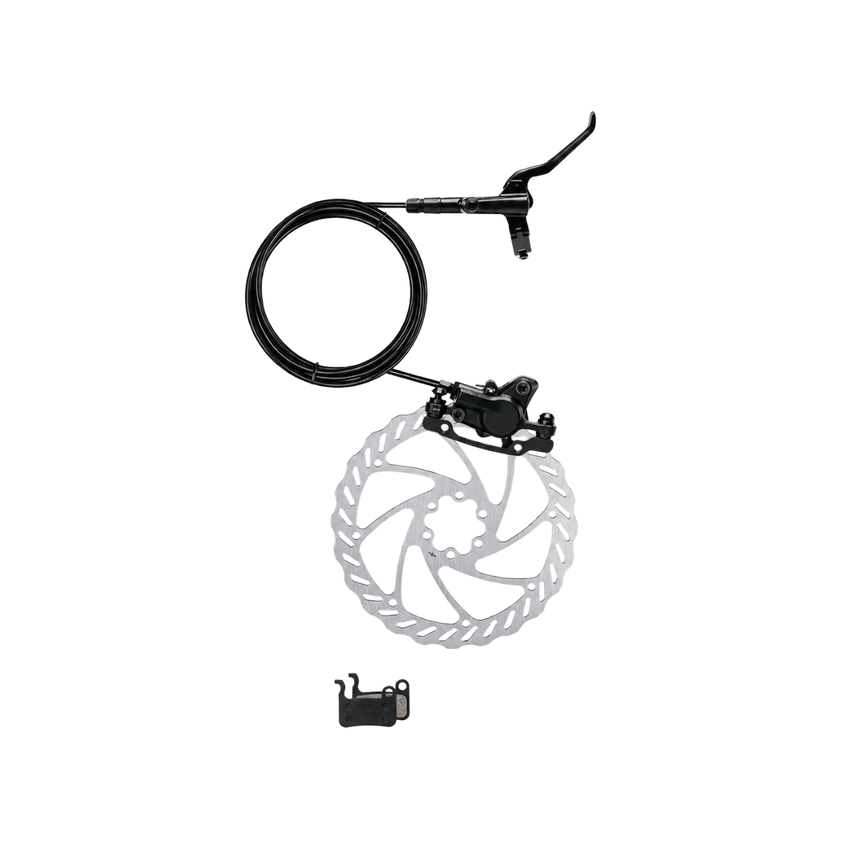Freego eBike Hydraulic Disc Brake Set with lever, caliper, rotor and pads