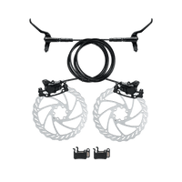 Freego eBike Hydraulic Disc Brake Set, front and rear kit with two rotors
