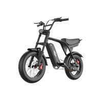 Freego Maxx M3 electric bike in black, front left three-quarter product view