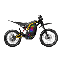 Freego Nova 4 electric dirt bike, left side profile on white background