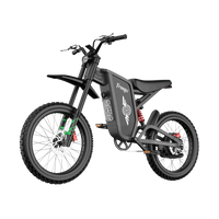 Freego X2 Pro electric dirt bike in dark gray, three-quarter side view on white background