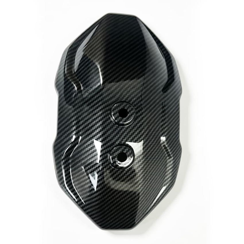HappyRun carbon-look rear fender, underside view