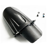 HappyRun carbon-look rear fender with mounting hardware