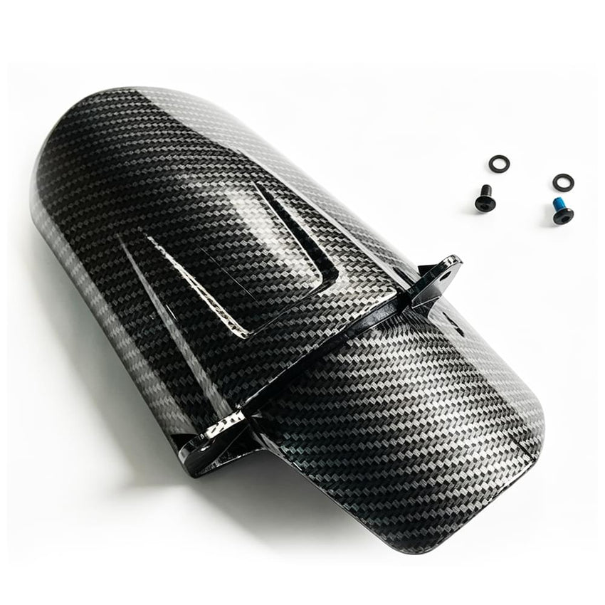 HappyRun carbon-look rear fender with mounting hardware