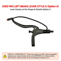 HappyRun G300 Pro left brake lever, style A
