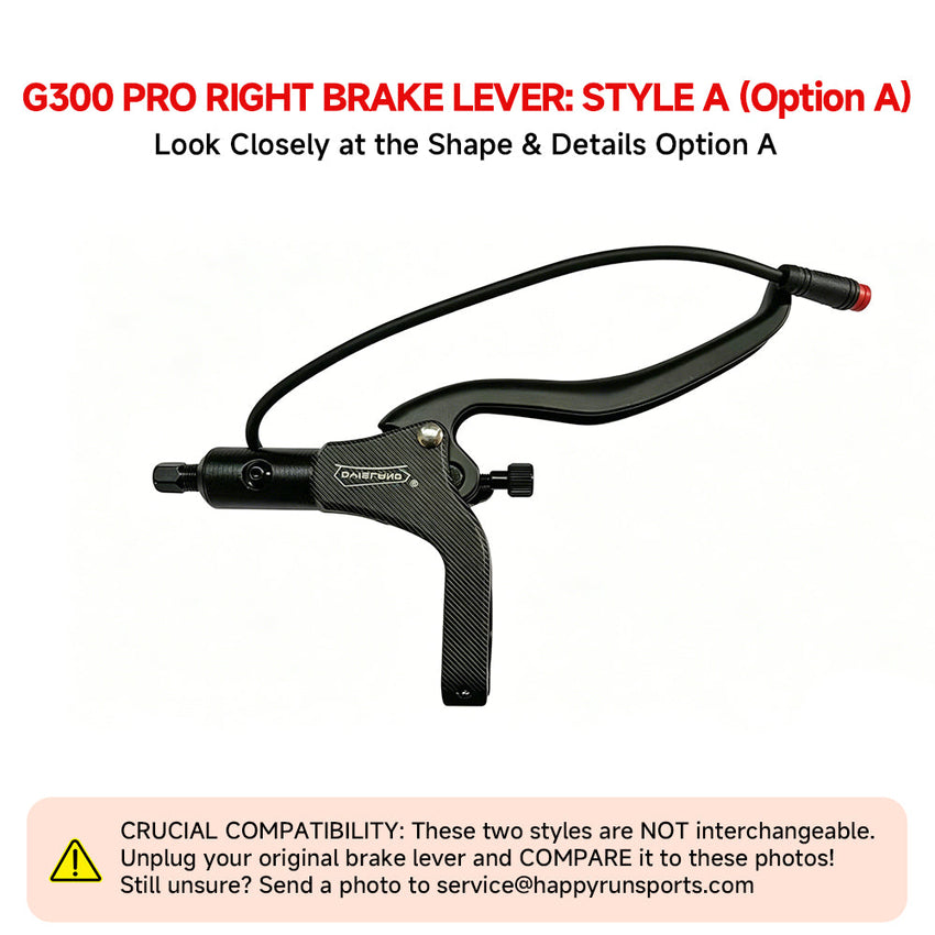 HappyRun G300 Pro right brake lever, style A