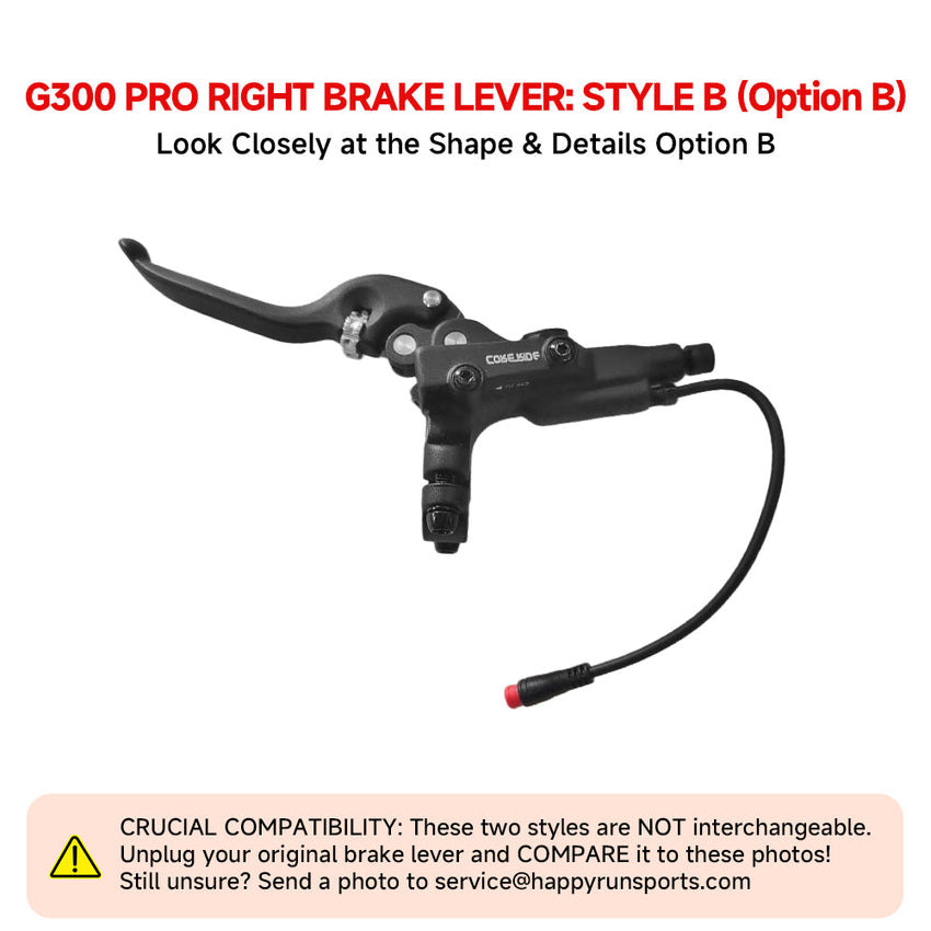 HappyRun G300 Pro right brake lever, style B