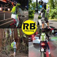 Hi Vis Reflective Commuter Bike Backpack | Riderbag Reflektor35