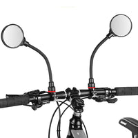 Freego Electric Bike Rearview Mirror pair mounted on handlebars
