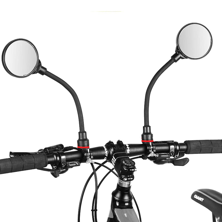 Freego Electric Bike Rearview Mirror pair mounted on handlebars