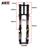 KKE 37MM Aluminum Front Fork Suspension Kit Fit SURRON Light Bee, E-Ride Pro-SS, Talaria Sting MX3/MX4/R (Collective)
