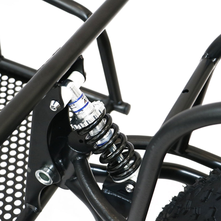 Eunorau Fat Tire Cargo Trailer: trailer rear suspension shock