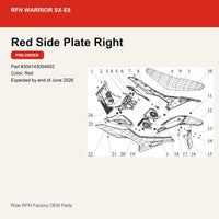 Side Plate Right For RFN Warrior SX-E8