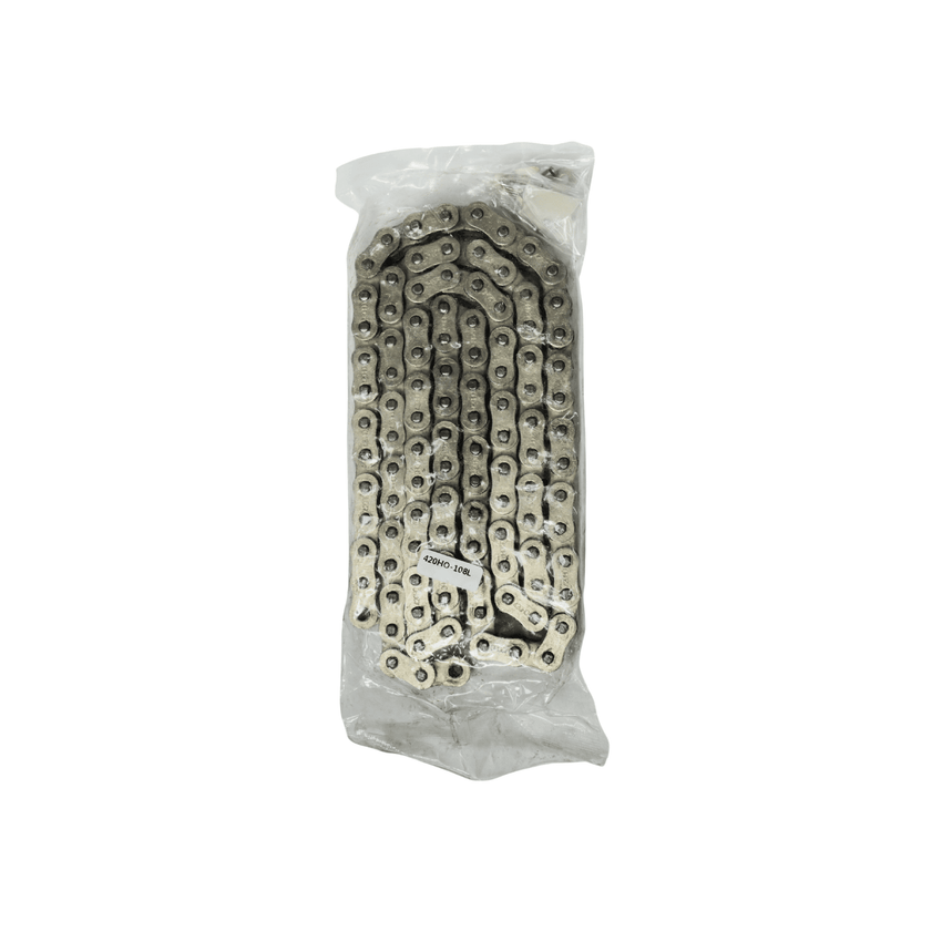 Rerode R1/R1 Plus Chain 108 Links, silver roller chain coiled in clear bag