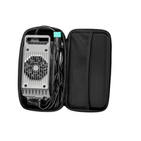 Rerode R1 Plus Charger, charger unit with cooling fan shown in open black carry case
