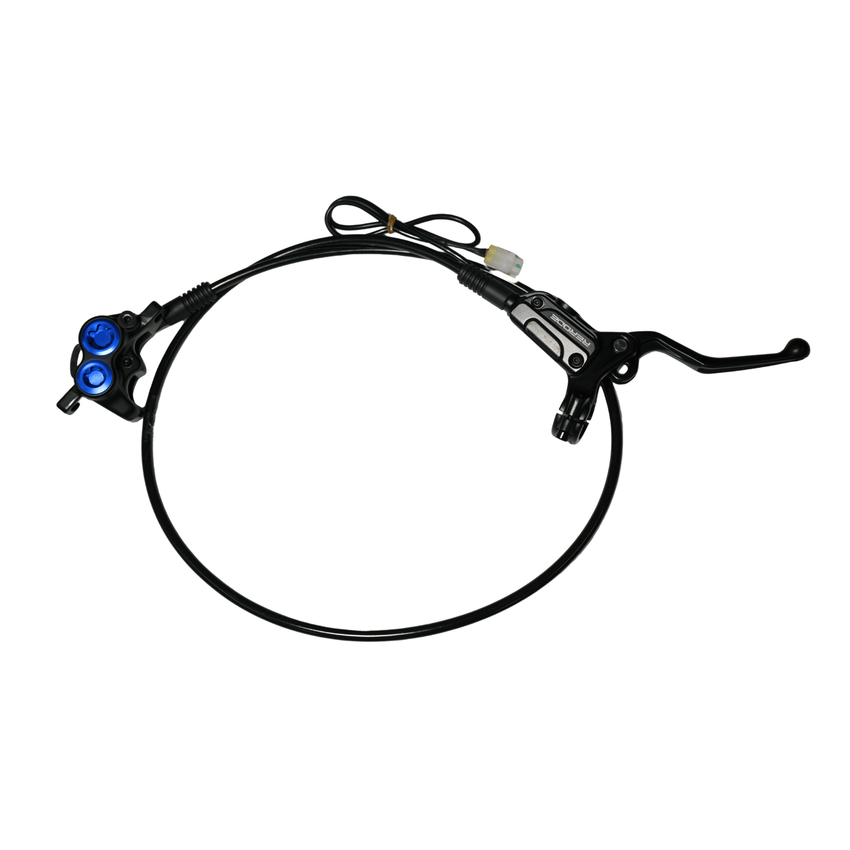 Rerode R1/R1 Plus Front Brake Assembly, complete front brake set with lever, hose and blue-piston caliper