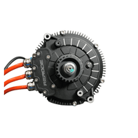 Rerode R1 Plus Motor, motor rear face with output shaft and orange cables