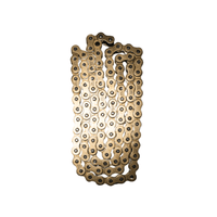 Rerode R1 8kw 106 Link Chain, gold-tone roller chain, coiled