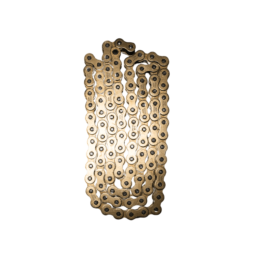 Rerode R1 8kw 106 Link Chain, gold-tone roller chain, coiled