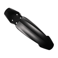 Rerode R1 8kw Front Fender, black front fender, angled top view