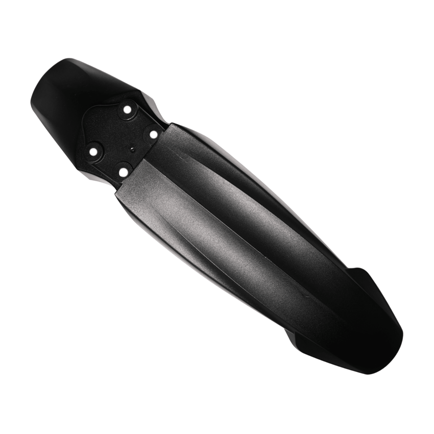 Rerode R1 8kw Front Fender, black front fender, angled top view