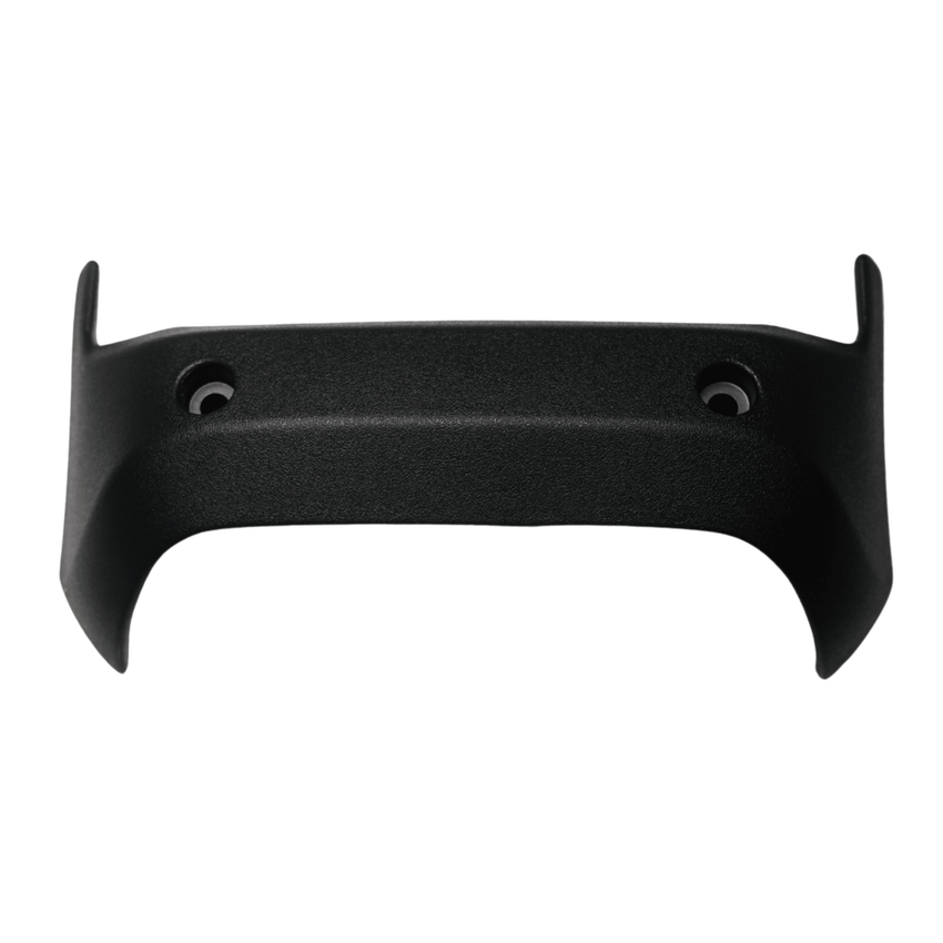Rerode R1 Plus Controller Lower Cover, black molded controller cover, curved front view