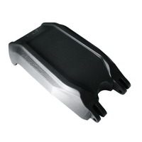 Rerode R1 Battery Cover, black battery cover, angled side view