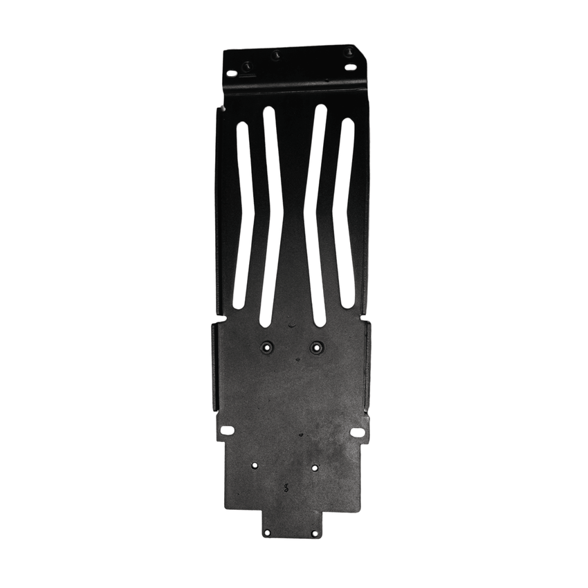 Rerode R1/R1 Plus Front Battery Protection Plate, long black slotted protection plate, top view