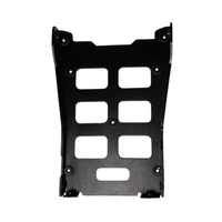 Rerode R1/R1 Plus Battery Support Plate, black support plate with rectangular cutouts