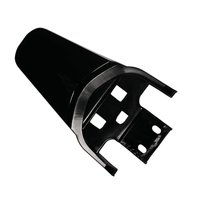 Rerode R1 Rear Fender, black fender, underside view showing mounting brackets