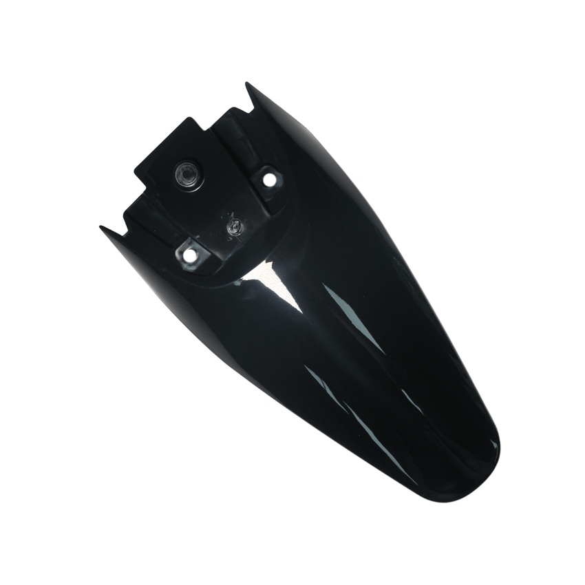Rerode R1 Plus Rear Fender, black fender, top view with mounting holes