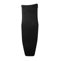 Rerode R1 Plus Rear Mudguard, black mudguard, flat rear view
