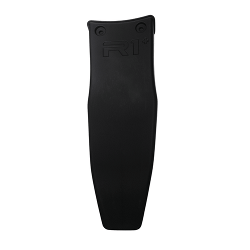 Rerode R1 Plus Rear Mudguard, black mudguard, flat rear view