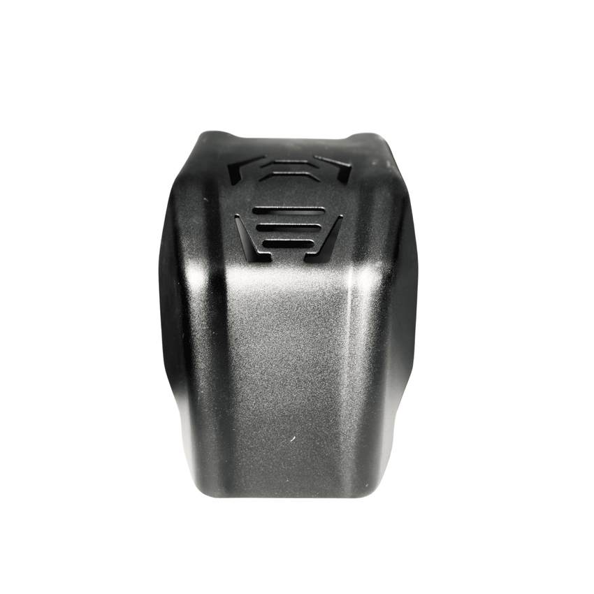 Rerode R1 Plus Skid Plate, black molded skid plate with vents, front view