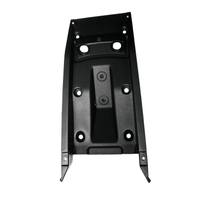 Rerode R1 Plus Tail Light Bracket, black bracket with mounting holes, angled view
