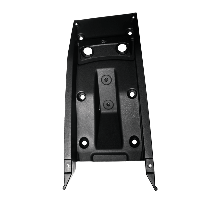 Rerode R1 Plus Tail Light Bracket, black bracket with mounting holes, angled view