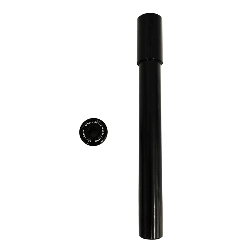 RFloXa black front axle with matching axle nut