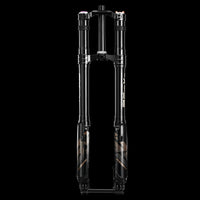 RFloXa Hawk36 Max fork with black triple clamps, front view