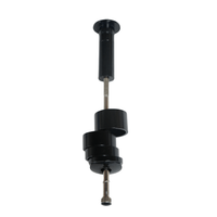 Universal e-moto steering stem lock with key and spacers