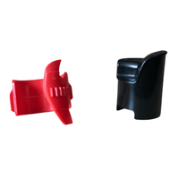 Universal fork seal cleaner red insert and black body, separated
