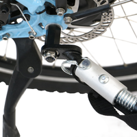Adapter installed with trailer arm on an e-bike